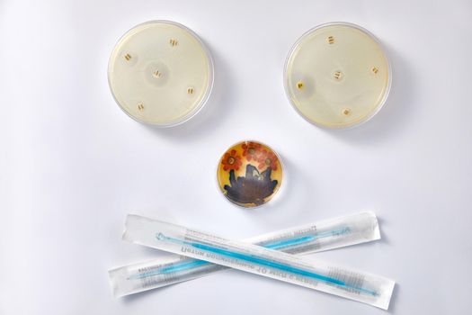 Concept of Pharmaceutical Research of Antibiotics, Curing Disease Fighting Epidemics