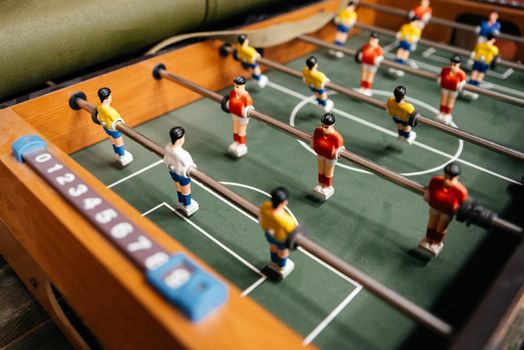 foosball table soccer .sport teame football players