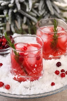 Rudolph Spritzers - The perfect balance of flavor that goes beyond a simple blend of vodka and juice. This light, festive cocktail is the perfect party punch that's easy to make.