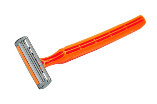 Shaving razor isolated on a white background. With clipping path