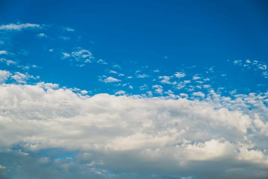 Blue skies sky, clean weather, nice Clouds, White big rolling mass. Sky with clouds weather nature cloud blue. time lapse clouds