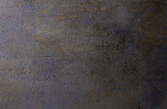 blue and gold old grunge painted background. Art Rough Stylized Texture Banner With Space For Text