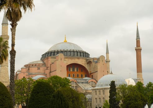 Saint Sophie Cathedral. It was a former Greek Orthodox Patriarchal Cathedral, later an Ottoman imperial mosque in Istanbul, Turkey