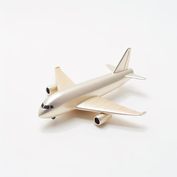 Airplane model isolated on white background, travel concept (ID: 001473)
