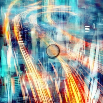 Abstract technology background with motion blur (ID: 001691)