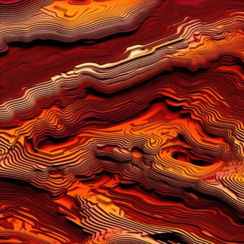 Abstract background of wavy lines in red and orange colors (ID: 001704)