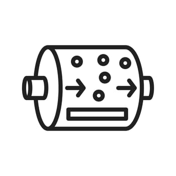 Chemical Vapor Deposition Icon Image. Suitable for mobile application web application and print media.