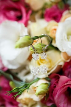 wedding accessories bride on the wedding day