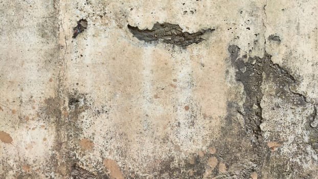 Abstract concrete gray background with dark uneven spots and rough texture. Frame and pattern, Copy space.