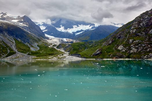 Glacial formations in Alaska