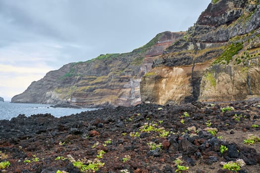 Beautiful coastal scenes of St Michaels Island, Azores, Portugal.