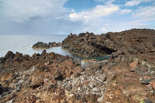 Beautiful coastal scenes of St Michaels Island, Azores, Portugal.