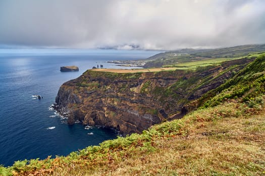 Beautiful coastal scenes of St Michaels Island, Azores, Portugal.