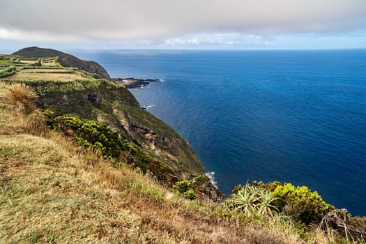 Beautiful coastal scenes of St Michaels Island, Azores, Portugal.