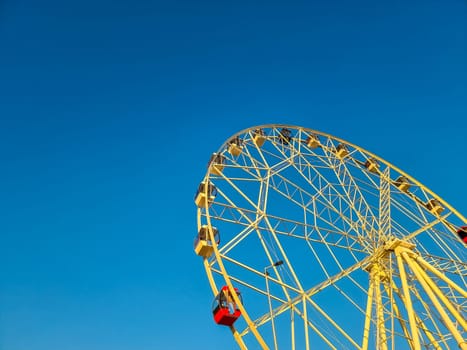 Ferris wheel in an amusement park in Thailand