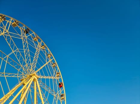 Ferris wheel in an amusement park in Thailand