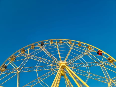 Ferris wheel in an amusement park in Thailand