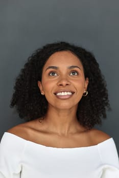 Beautiful female african american business woman CEO in a suit at the workplace