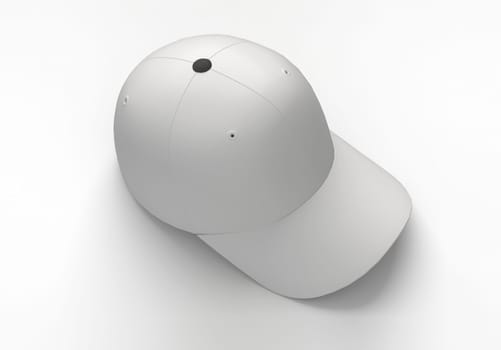 baseball cap isolated on white. 3d illustration