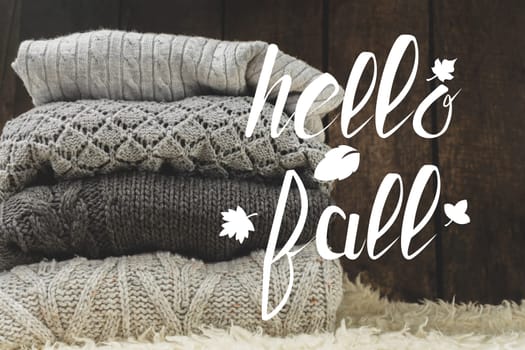 Hello fall message