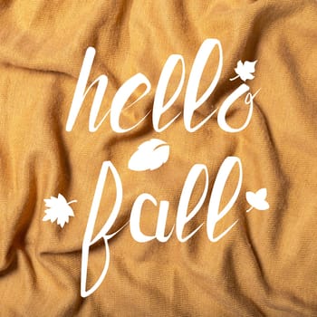 Hello fall message