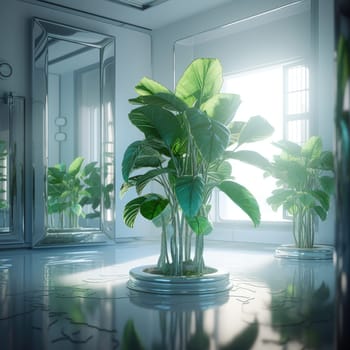 Plants in the laboratory of the future. Eco-Engineering Concept