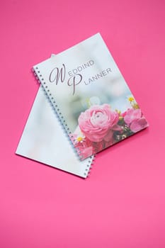 Notebook for notes for future newlyweds. Wedding notebook for the bride