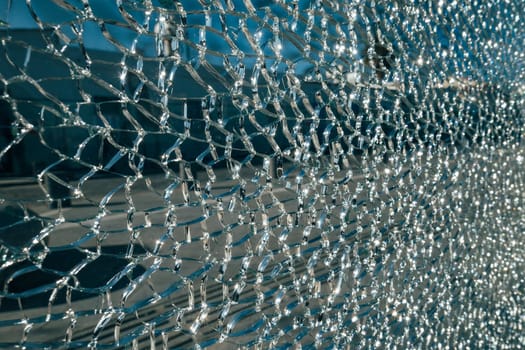 Shattered glass and spider web create unique broken background patterns.