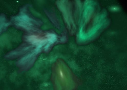 Small part of an infinite star field of space in the Universe. Elements of this image furnished by NASA .