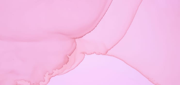 Feminine Ink Wash Pastel. Liquid Illustration. Fluid Flow Design. Acrylic Drops. Luxury Art Print. Alcohol Ink Wash. Pink Background. Modern Marble Painting. Watercolour Ink Pastel.