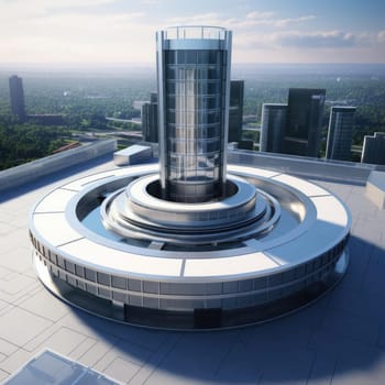 The roof of the skyscraper of the future, new technologies