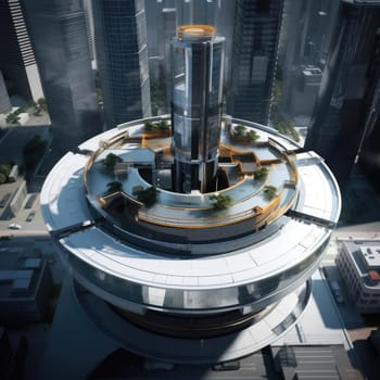 The roof of the skyscraper of the future, new technologies