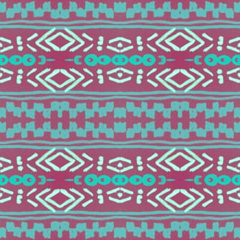 Navajo seamless pattern. Hand drawn maya ornament. Abstract ethnic print. Grunge american african illustration. Mexico fabric design. Art tribal texture. Navajo seamless background.