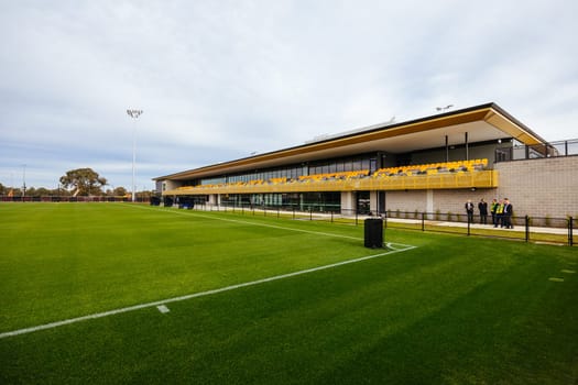 MELBOURNE, AUSTRALIA - JULY 03: Official opening of the Australian Matildas training facility and FIFA 2023 Women's World Cup squad announcement at La Trobe University on July 03, 2023 in Melbourne, Australia.