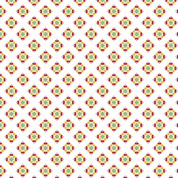 Abstract seamless pattern on white background for usage as an aesthetic and a decorative element