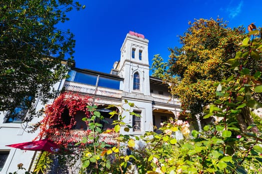 DAYLESFORD, AUSTRALIA - MAY 13, 2023: The Convent Daylesford in Daylesford on a cool spring morning in Victoria, Australia