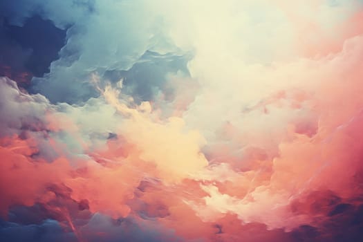 Abstract background sunset sky, background Generative AI.