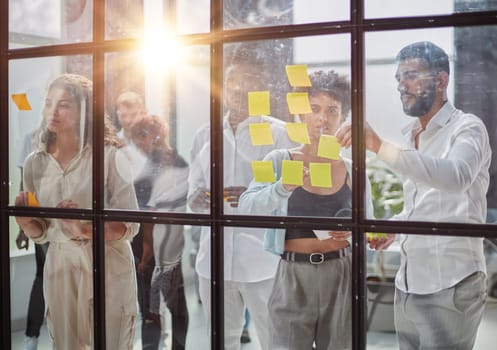 Launch and implementation of a small business project. glass notes. business concept