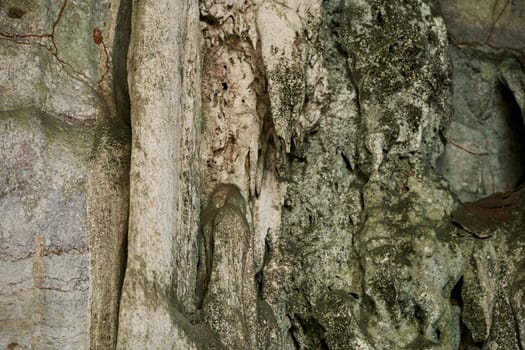 Old stone cave. Nature stone wall texture.