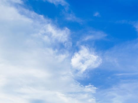 blue sky and white clouds