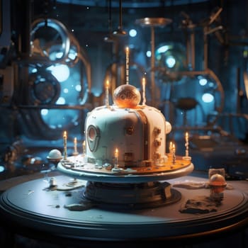 Sci-fi is a beautiful luminous torus. The Future of Cooking