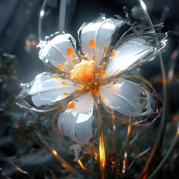 Sci-fi is a beautiful flower. Technology in nature