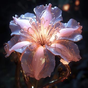 Sci-fi is a beautiful flower. Technology in nature