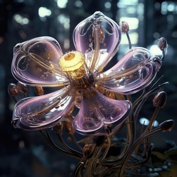 Sci-fi is a beautiful flower. Technology in nature