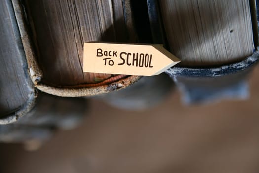 Back to school vintage background