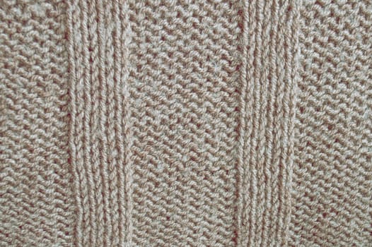 Knitted Texture. Organic Wool Textile. Knitwear Winter Background. Woolen Knitting Texture. Macro Thread. Nordic Xmas Carpet. Soft Blanket Wallpaper. Closeup Knitted Texture.
