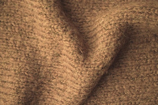 Fiber Knitted Print. Abstract Wool Fabric. Closeup Knitwear Winter Background. Pattern Knit. Dark Linen Thread. Nordic Holiday Decor. Macro Jumper Embroidery. Structure Knitted Print.