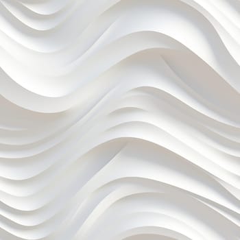 The texture is white geometric waves, seamless. Beautiful background for your design