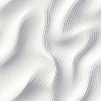 The texture is white geometric waves, seamless. Beautiful background for your design