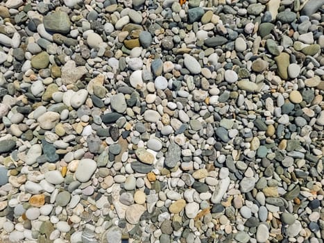 Abstract nature pebbles background. Blue pebbles texture. Stone background. Blue vintage color. Sea peblles beach. Beautiful nature. Turquoise color